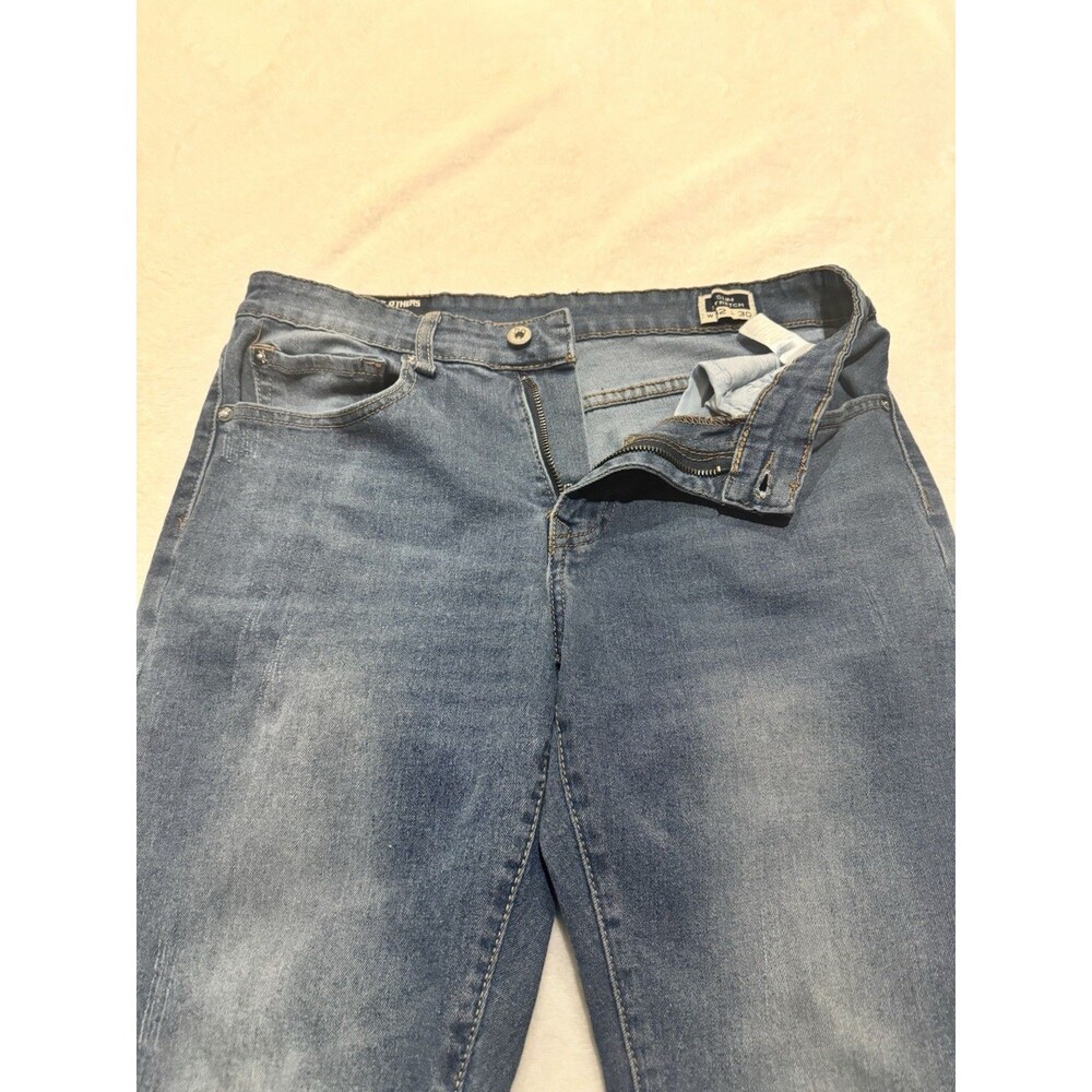 AMONGST OTHERS American Legacy Slim Stretch Distressed Blue Jeans 32”X 30” MENS
